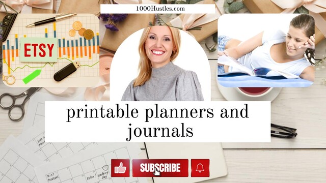 Unlock Your Hustle Potential with 1000 Hustles: A Guide to Crafting and Selling Custom Printable Planners and Journals for Optimal Organization and Productivity