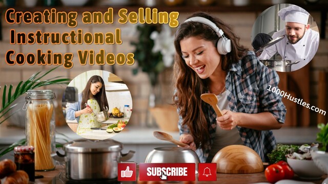 Boost Your Culinary Career with 1000 Hustles: Step-by-Step Guide to Creating and Marketing Your Own Instructional Cooking Videos.