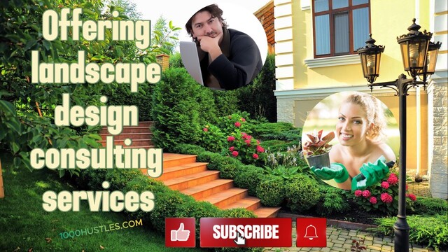 Elevate your outdoor space with 1000 Hustles' expert Landscape Design Consulting services