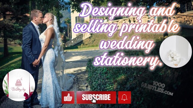 Create Your Dream Wedding with 1000 Hustles: From Designing to Selling Beautiful Printable Stationery!