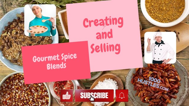 Discover the endless possibilities with 1000 Hustles' gourmet spice blends, the perfect way to elevate your dishes and boost your sales.