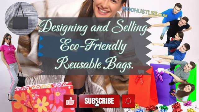 Get ready to boost your eco-friendly game with 1000 Hustles' sustainable reusable bags – perfect for design lovers and conscious consumers alike!