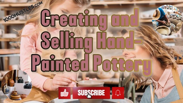 Discover the joy of creating and selling custom hand-painted pottery with 1000 Hustles - the ultimate guide for pottery enthusiasts and entrepreneurs alike!