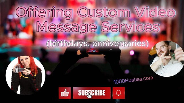 Capture Special Moments with 1000 Hustles' Custom Video Message Services for Birthdays and Anniversaries - Book Now!