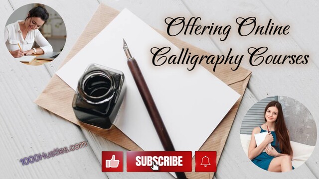 Master the art of calligraphy with 1000 Hustles' comprehensive online courses, perfect for beginners and experts alike. Elevate your writing skills and unleash your creativity with our expertly curated curriculum. Sign up now for a stroke of inspiration!