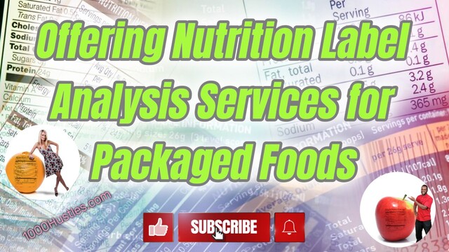 Transforming your health and diet with 1000 Hustles' accurate and reliable nutrition label analysis services for packaged foods.