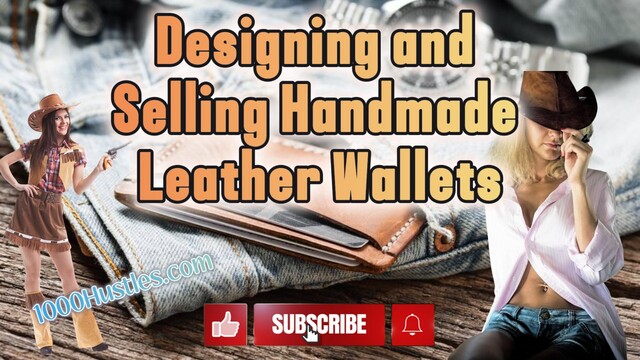 Unleash your entrepreneurial spirit with 1000 Hustles - the ultimate guide to crafting and marketing your own luxurious handmade leather wallets.