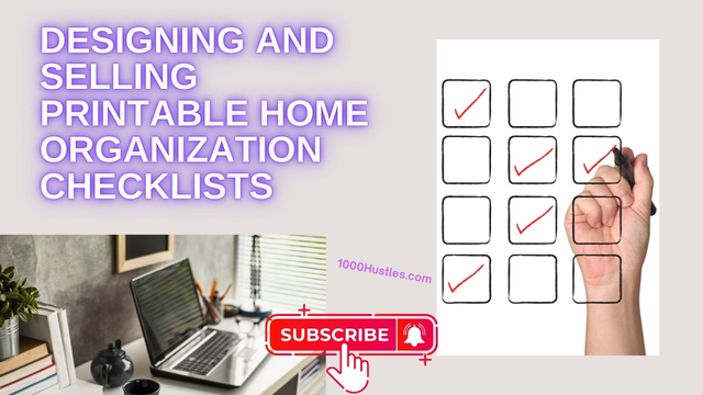 Discover the Ultimate Online Resource for Home Organization: 1000 Hustles' Printable Checklists for Design and Sale!