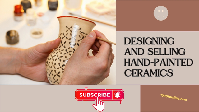 Unleash your creativity and earn a living with 1000 Hustles' exclusive hand-painted ceramics, perfect for selling and designing to elevate your business and SEO presence.