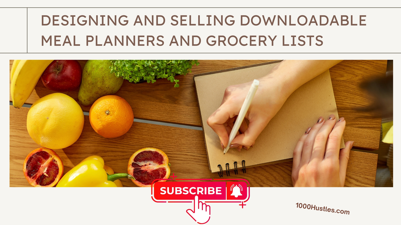 Streamline your meal planning with 1000 Hustles' downloadable meal planners and grocery lists - perfect for busy individuals looking to stay organized and save time in the kitchen. Shop now and take the first step towards a healthier, more efficient lifestyle!